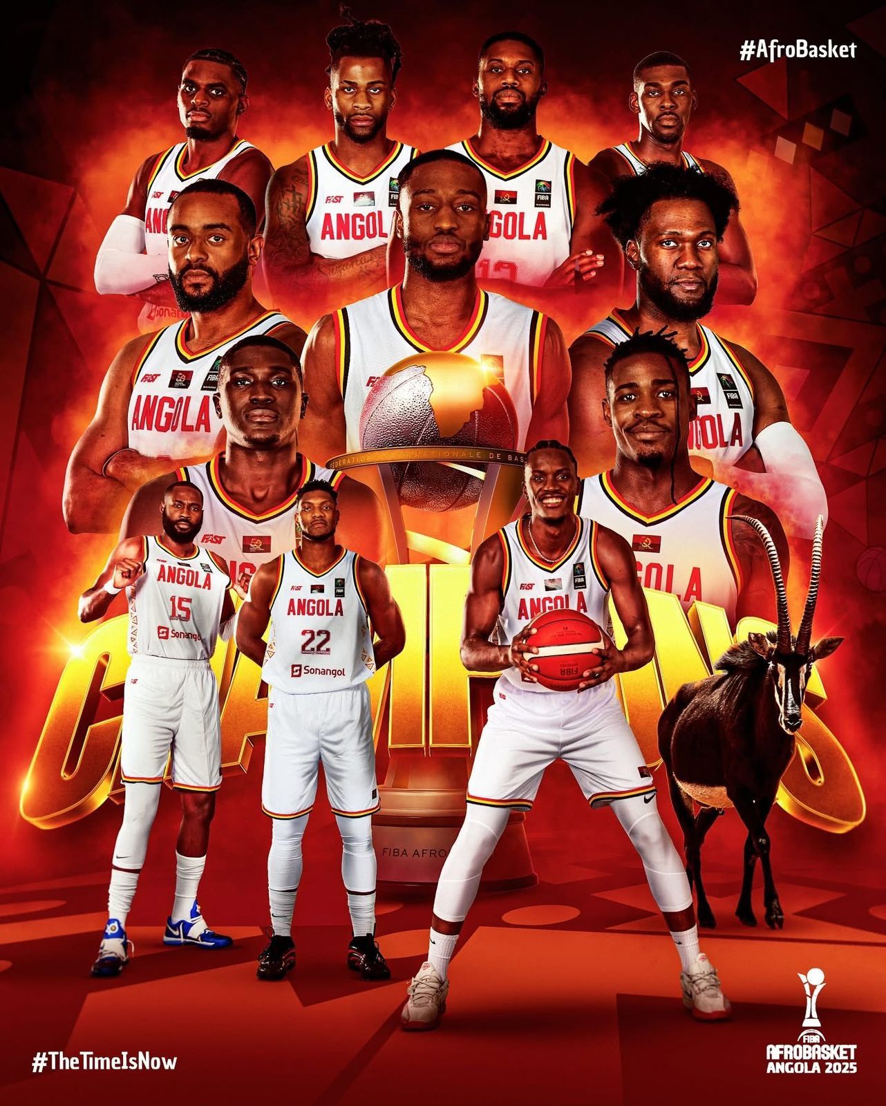 ADMINISTRAÇÃO MUNICIPAL DE TALATONA FELICITA SELECÇÃO NACIONAL PELO 12.º TÍTULO DO AFROBASKET